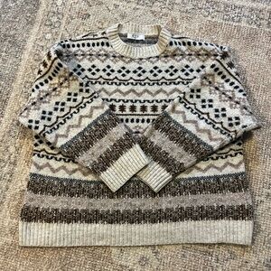 Greg Bandid fair isle sweater